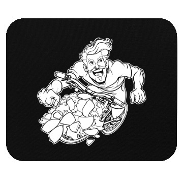 Discover Cycling Cyclist Cool Mouse Pads