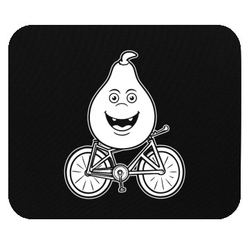 Discover Cycling Cyclist Avocado Mouse Pads