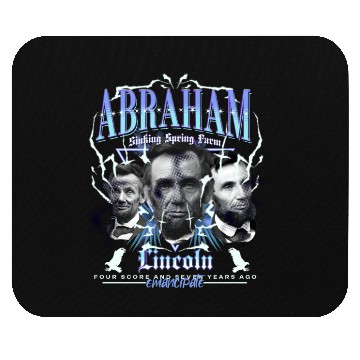Discover History Bootleg Abraham Lincoln Bootleg Retro Rap Mouse Pads