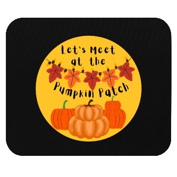 Discover meet at the pumpkin patch Mouse Pads