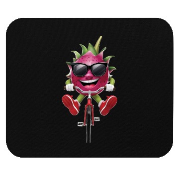 Discover Dragon Fruit Cycling On Bike Realistic Mouse Pads