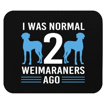 Discover Weimaraner Dog Pun Pet Owner Funny Weimaraner Mouse Pads