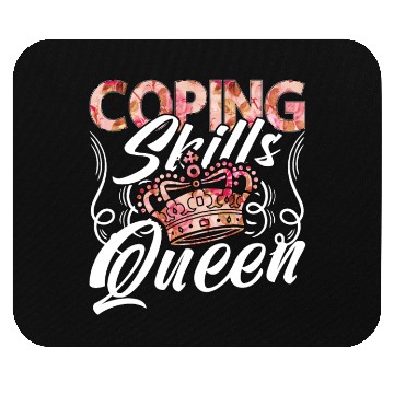 Discover School Counselor Coping Skills Queen Social Worker Mouse Pads