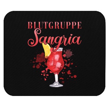 Discover Cocktail Bartender Blutgruppe Sangria Mouse Pads