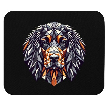 Discover Geometric Art Irish Water Spaniel Spaniels Mouse Pads