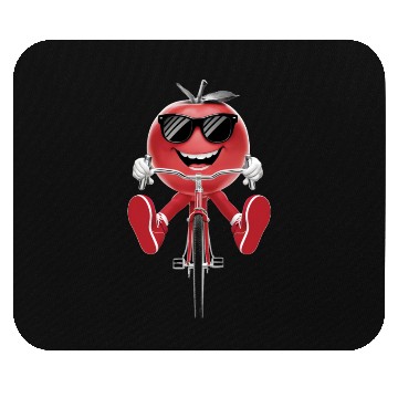 Discover Persimmon Cycling On Bike Realistic Mouse Pads