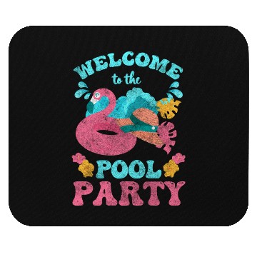 Discover Pool Swimming Sun Alcohol Mouse Pads