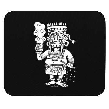 Discover Maya God Mayan Mythology Buluc Chabtan Mouse Pads