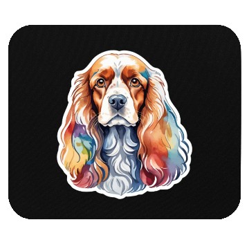 Discover American Cocker Spaniel Watercolor Mouse Pads