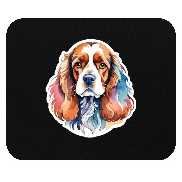 Discover American Cocker Spaniel Watercolor Mouse Pads