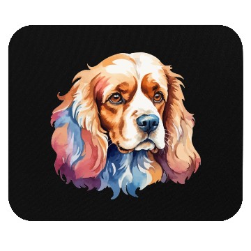 Discover American Cocker Spaniel Watercolor Mouse Pads
