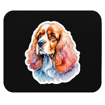 Discover American Cocker Spaniel Watercolor Mouse Pads