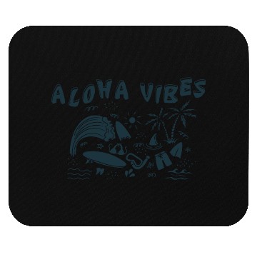 Discover Aloha Vibes Tropical Vacation Design Mouse Pads