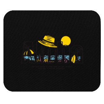 Discover Aloha Trip Tropical Vacation Design Mouse Pads