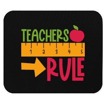 Discover Teacher Rule No Rule Learning School Days Mouse Pads
