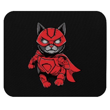Discover iron cat super hero Mouse Pads