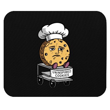 Discover Uninspired Cookies Vintage Cookie Design Mouse Pads