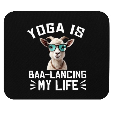 Discover Goat Yoga Balancing My Life Mouse Pads