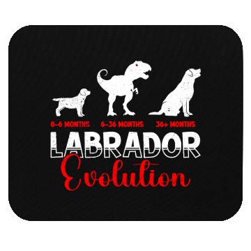 Discover Labrador EVOLUTION Labrador Lovers Funny Mouse Pads