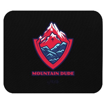 Discover mountain dude Mouse Pads