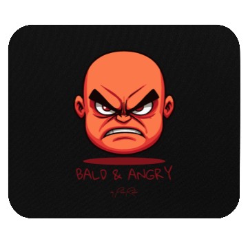 Discover Bald and Angry Mouse Pads
