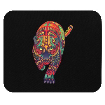 Discover Dark Cat Alebrije Mouse Pads