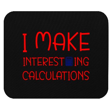 Discover Interesting Calculations Bankers Math Design Mouse Pads