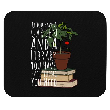 Discover Garden and Library Mouse Pads