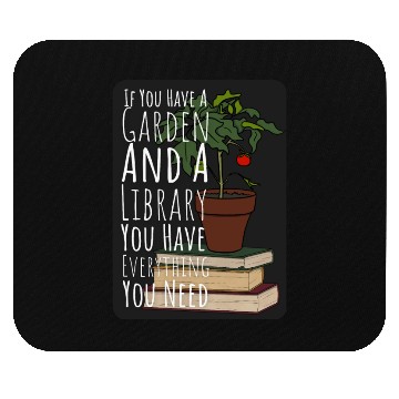 Discover Garden and Library Mouse Pads