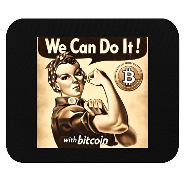 Discover We can do it with Bitcoin Crypto Propaganda Mouse Pads