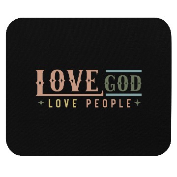 Discover Love God Love People Mouse Pads