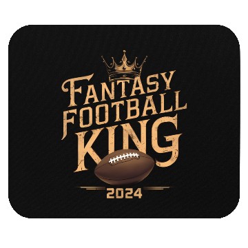 Discover FANTASY FOOTBALL KING 2024 Mouse Pads