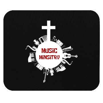 Discover Music Ministry Christian Instruments Music Mouse Pads