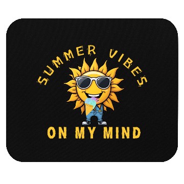 Discover Summer Vibes Sunflower Mouse Pads