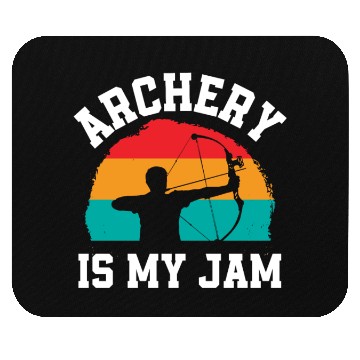 Discover Retro Bow Archery Is My Hobby Mouse Pads