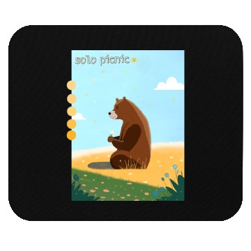Discover solo picnic for outdoor picnics Mouse Pads