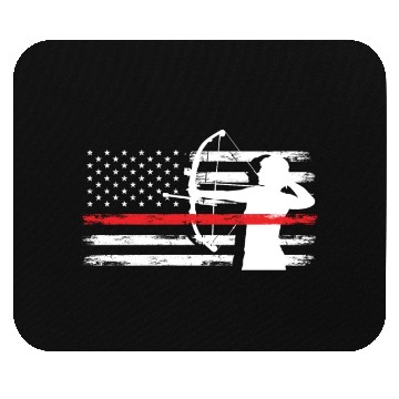 Discover America USA Flag Archery Mouse Pads