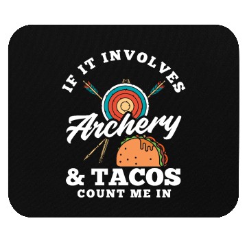 Discover Bow Tacos Arrows Archery Mouse Pads