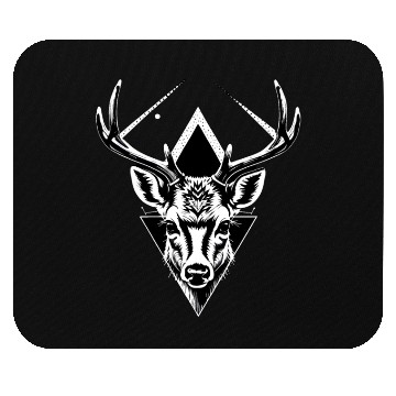 Discover Psychedelic Geometric Deer Mouse Pads