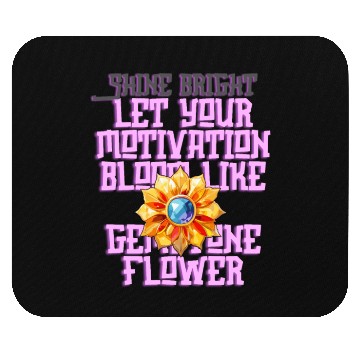 Discover Cheerful Gem Blossom Mouse Pads