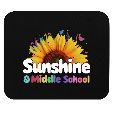 Discover Sunshine and Middle School Back to School Mouse Pads