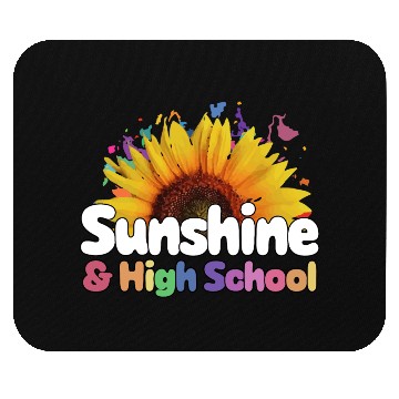 Discover Sunshine and High School Back to School Mouse Pads