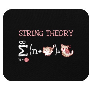 Discover String Theory Science Nerd Schrodinger's Cat Mouse Pads