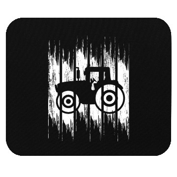 Discover Farming Tractor Drawing Mouse Pads