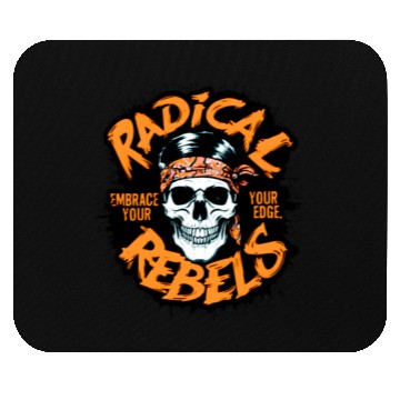 Discover Skull Radical Rebels Embrace Your Edge Mouse Pads