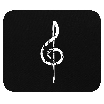 Discover Music Clef Note Violin Treble Sound Vintage Retro Mouse Pads