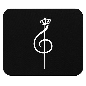 Discover Crown Music Clef Note King Queen Prince Princess Mouse Pads