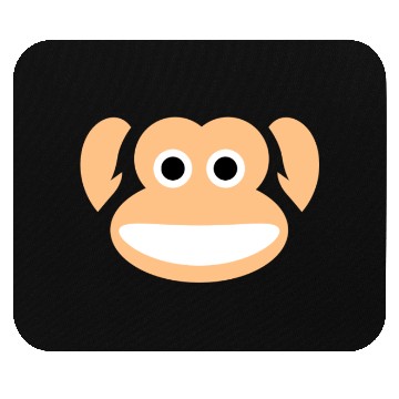Discover Cute Monkey Whole Face Ape Animal Primate Lover Mouse Pads
