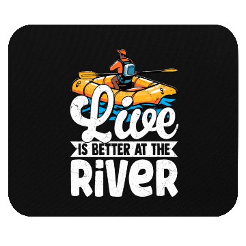 Discover Live Is Better At The River White Water Rafting Mouse Pads