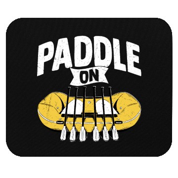 Discover Paddle On Rafting White Water Mouse Pads